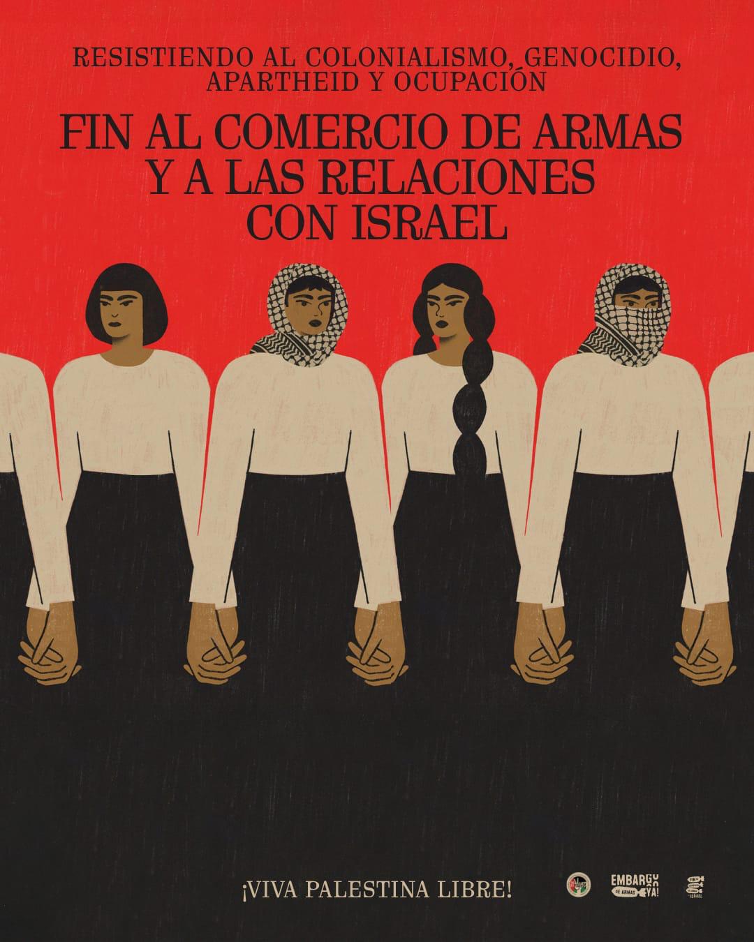 Imagen de Octubre 2025: Plan de muerte de Trump. Nuestro corazón con la Flotilla, nuestra solidaridad con Palestina