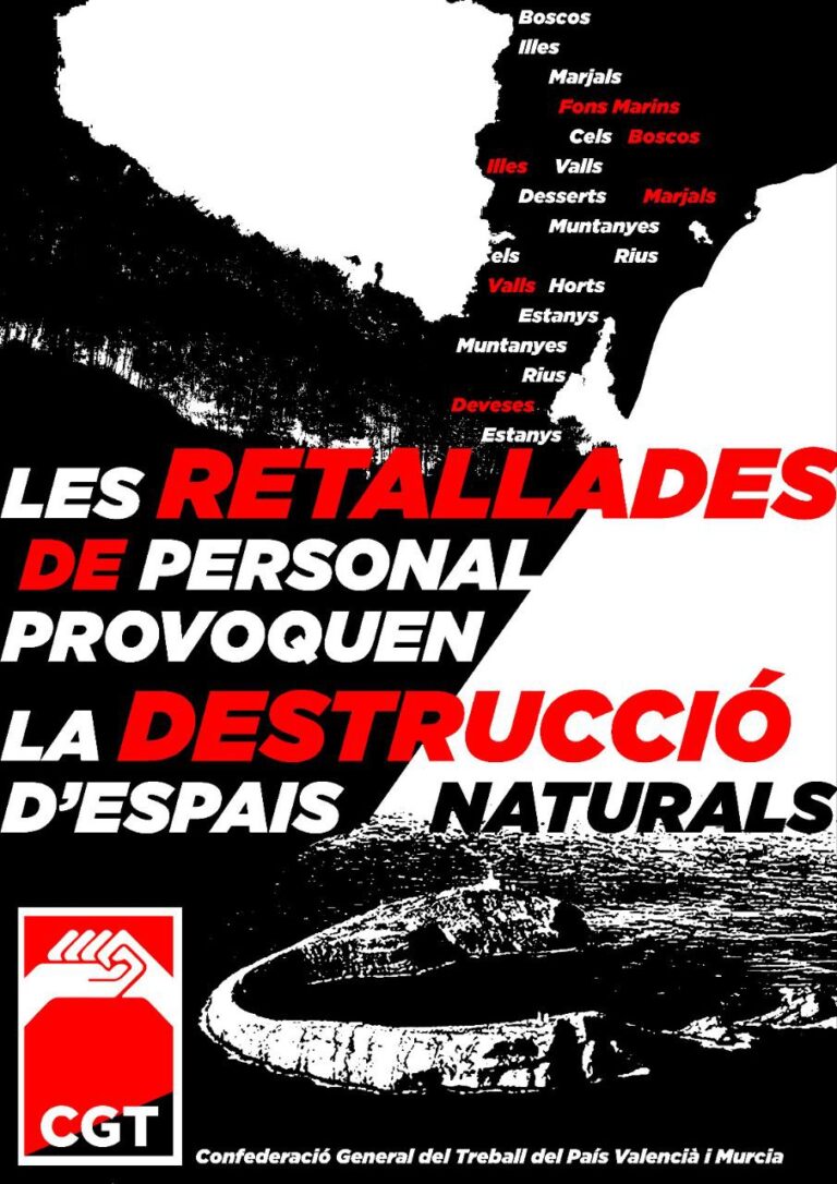 CGT denuncia la crisis en las reservas marinas de todo el Estado por los recortes del Ministerio de Agricultura, Pesca y Alimentación.
