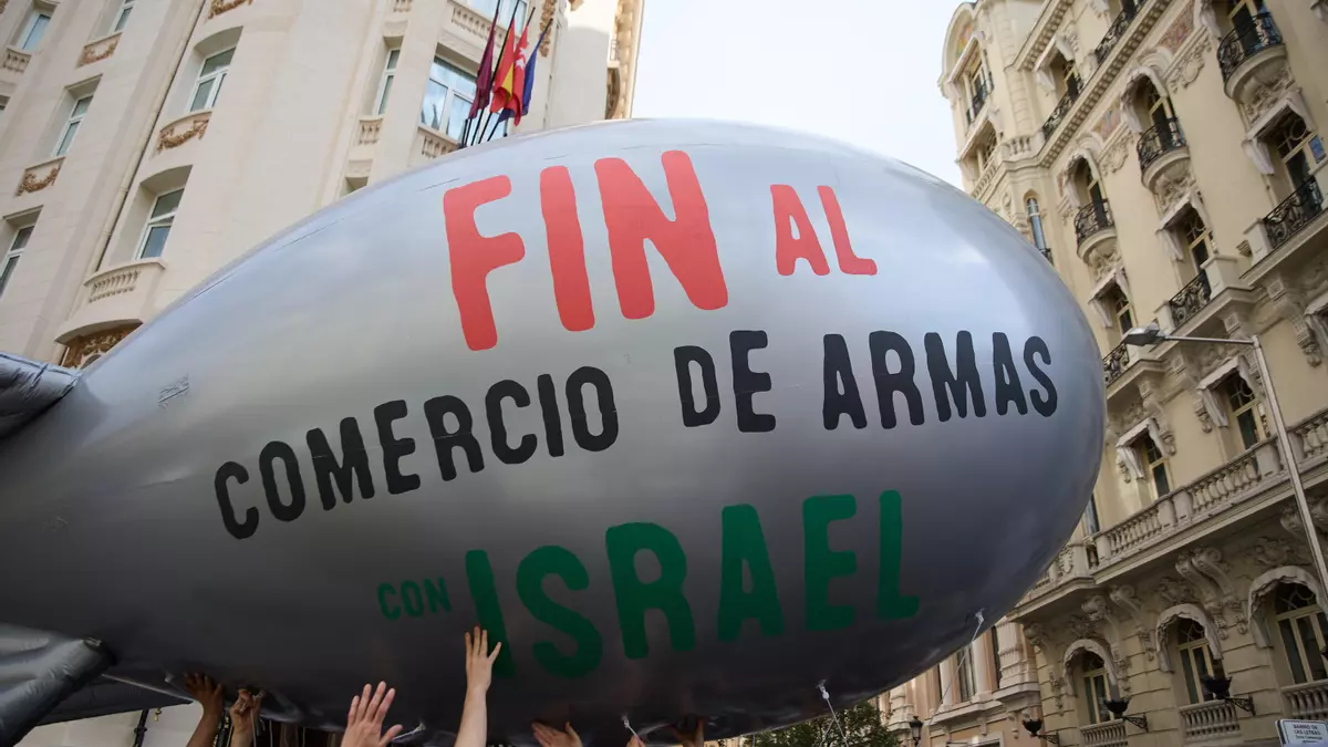 Imagen de CGT sobre el embargo del Gobierno a Israel y los ataques a la Flotilla