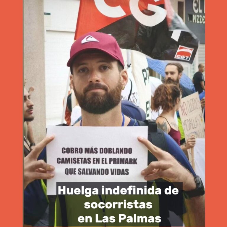 Comienza la huelga indefinida de socorristas en Las Palmas