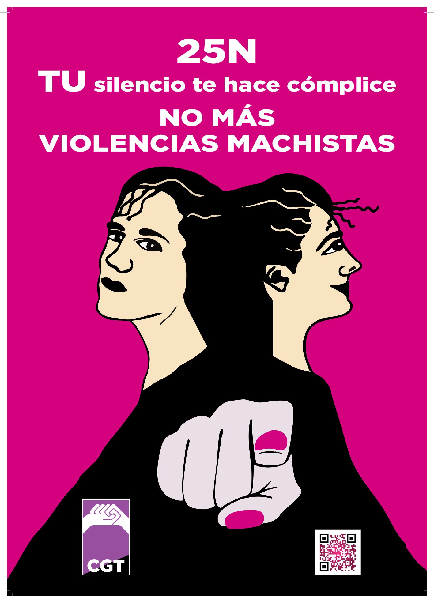 Imagen de 25N -Tu silencio te hace cómplice. No más violencias machistas