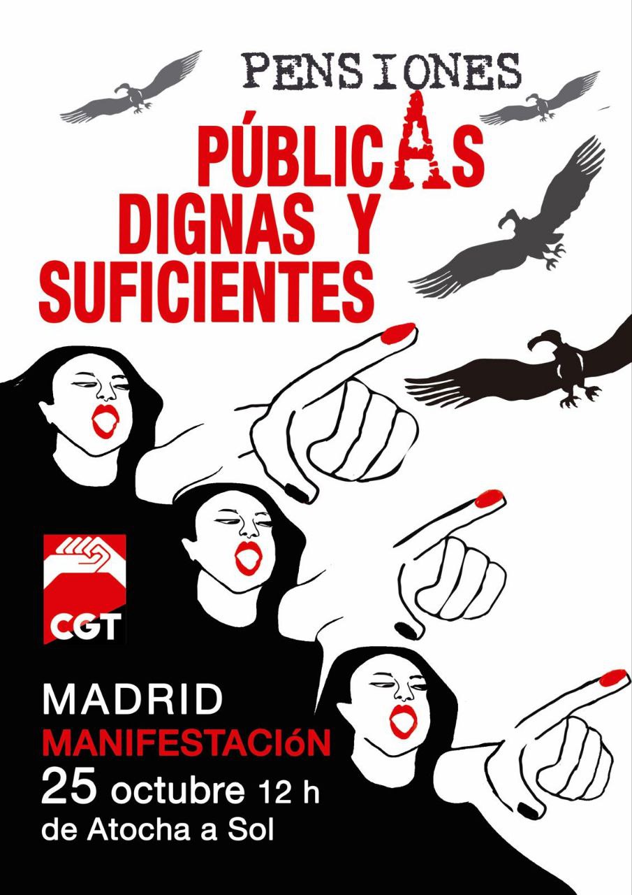 Imagen de 25 Octubre: Manifestación estatal en Madrid en defensa del Sistema Público de Pensiones.