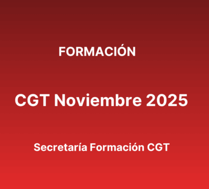 Imagen de Formación CGT Noviembre