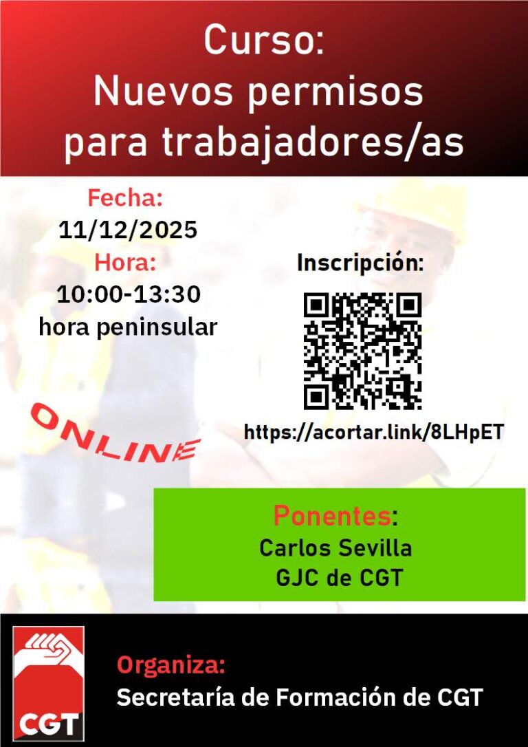 Curso: Nuevos permisos para trabajadores/as 