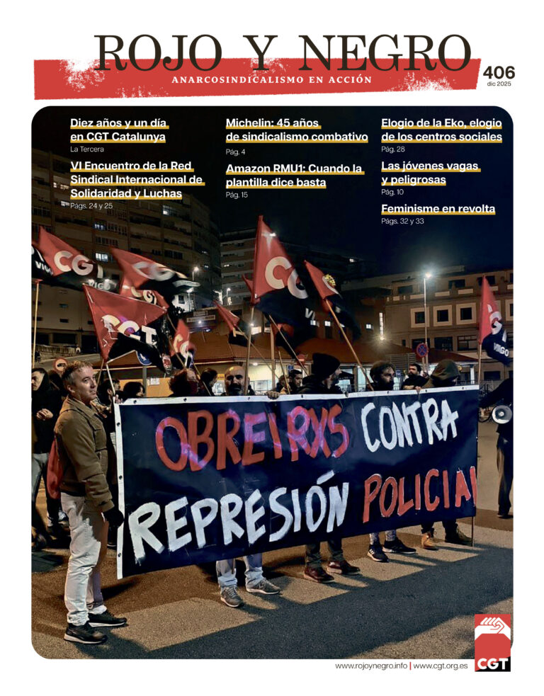 Rojo y Negro nº 406, Diciembre 2025
