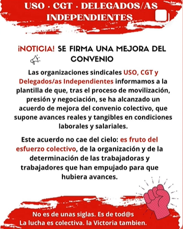 Imagen de CGT Amazon Murcia firma una mejora del convenio con avances salarias y sociales relevantes