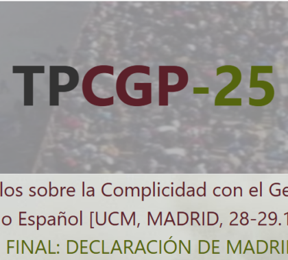 Imagen de Resolución del Tribunal de los Pueblos sobre la complicidad con el genocidio palestino en el Estado español