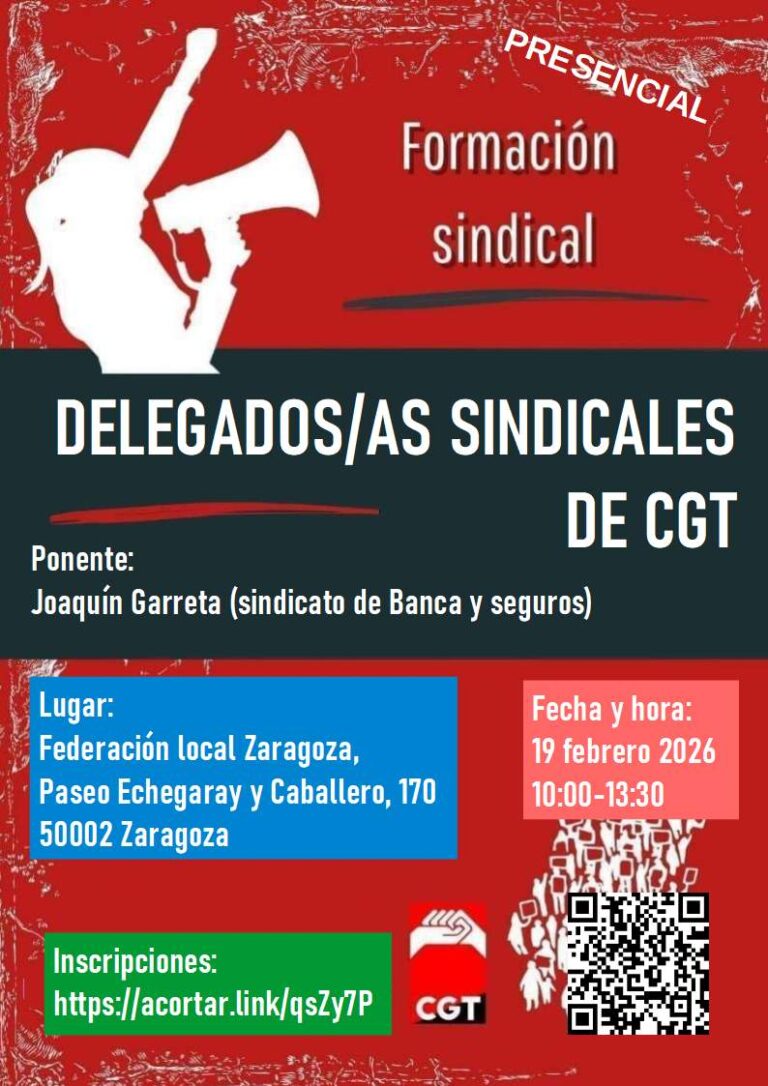 Curso: «Delegadas y delegados sindicales de CGT» 