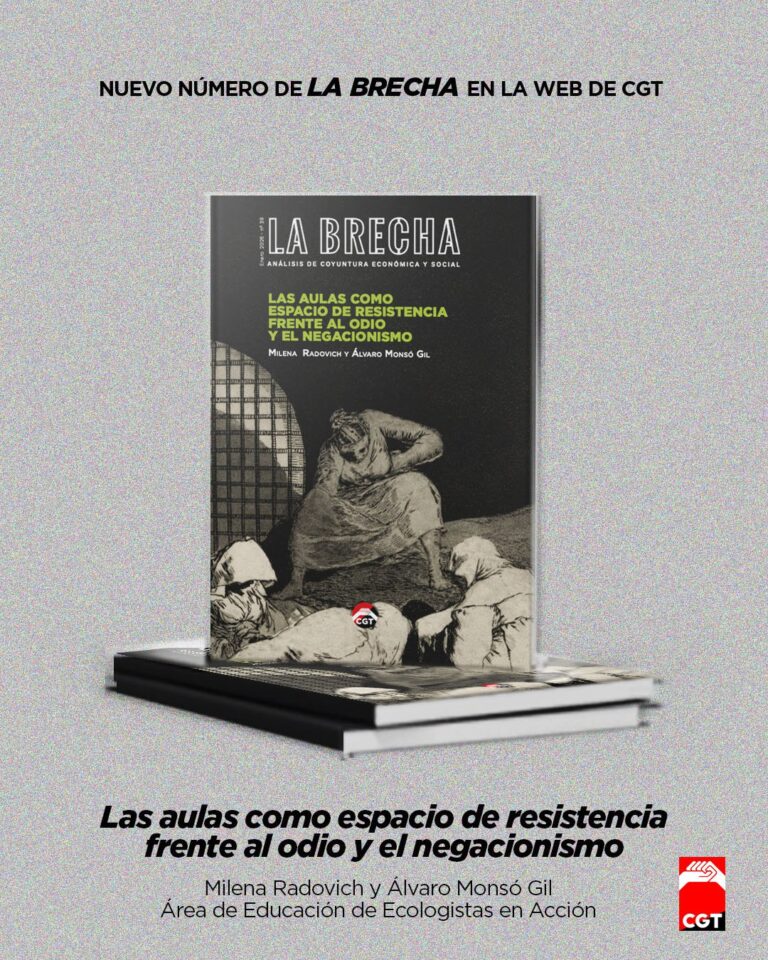 Nuevo número de La Brecha: Las aulas como espacio de resistencia frente al odio y el negacionismo.