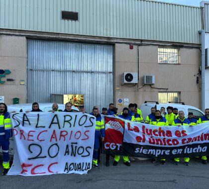 Imagen de Se cumple una semana de huelga indefinida en las redes de saneamiento de Málaga.