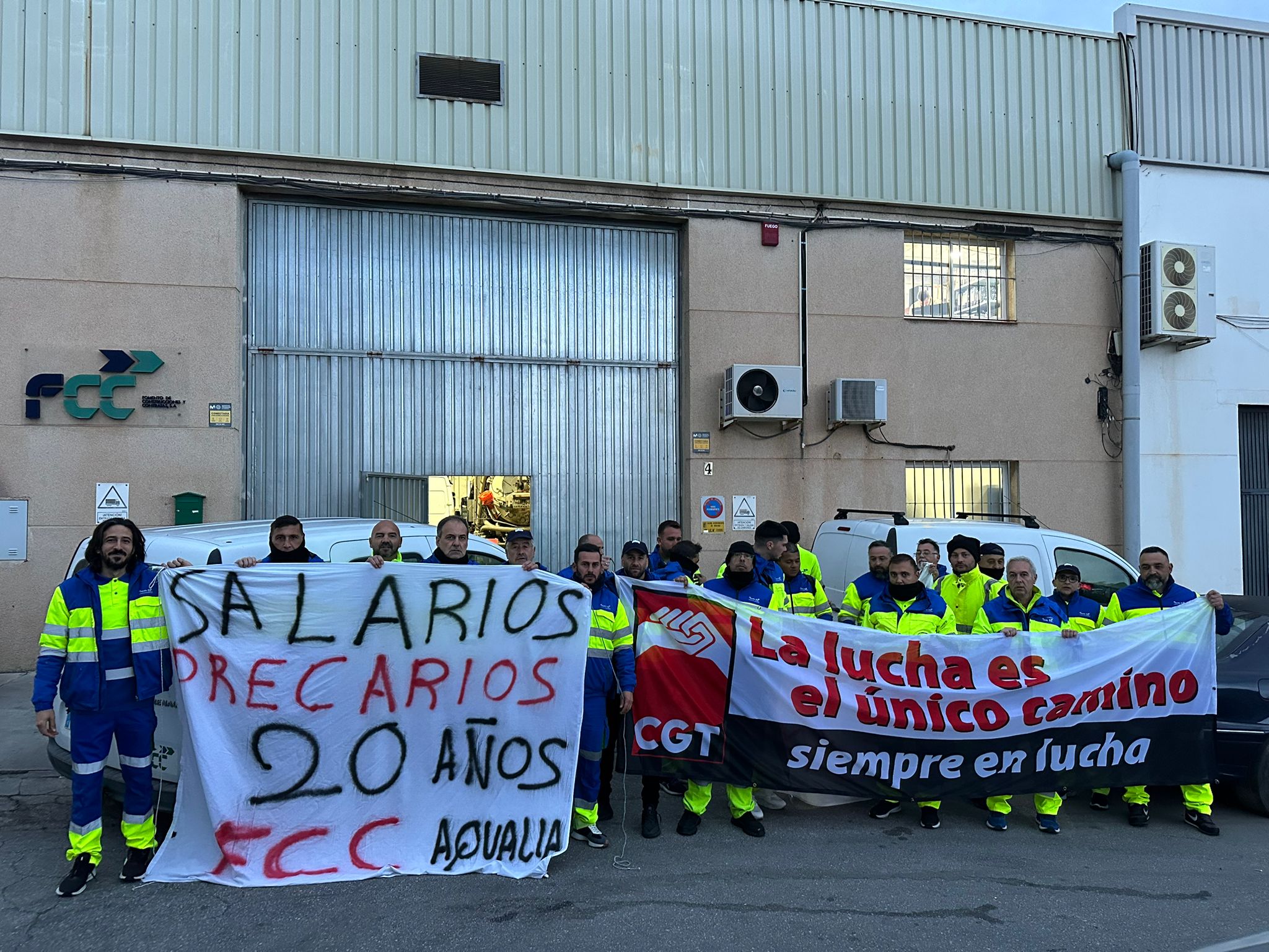 Imagen de Se cumple una semana de huelga indefinida en las redes de saneamiento de Málaga.