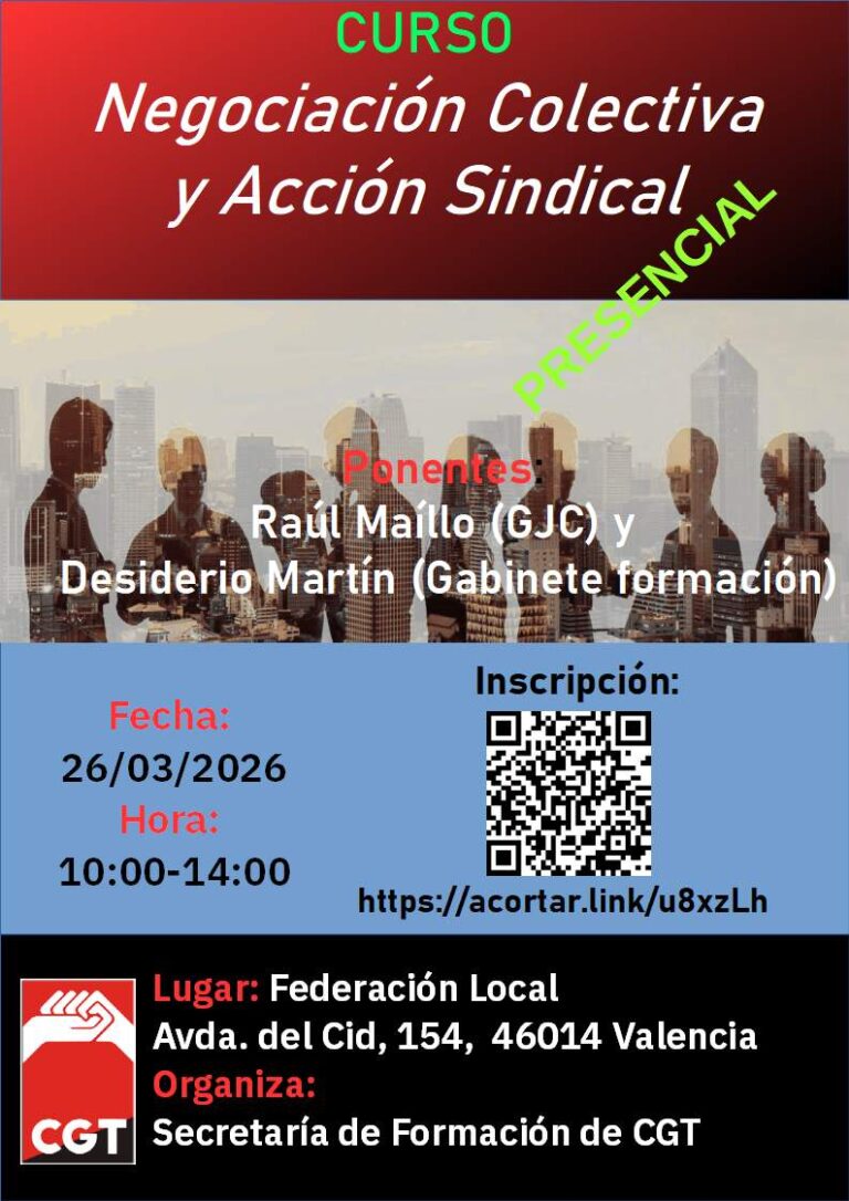 Curso: «Negociación colectiva y Acción sindical»