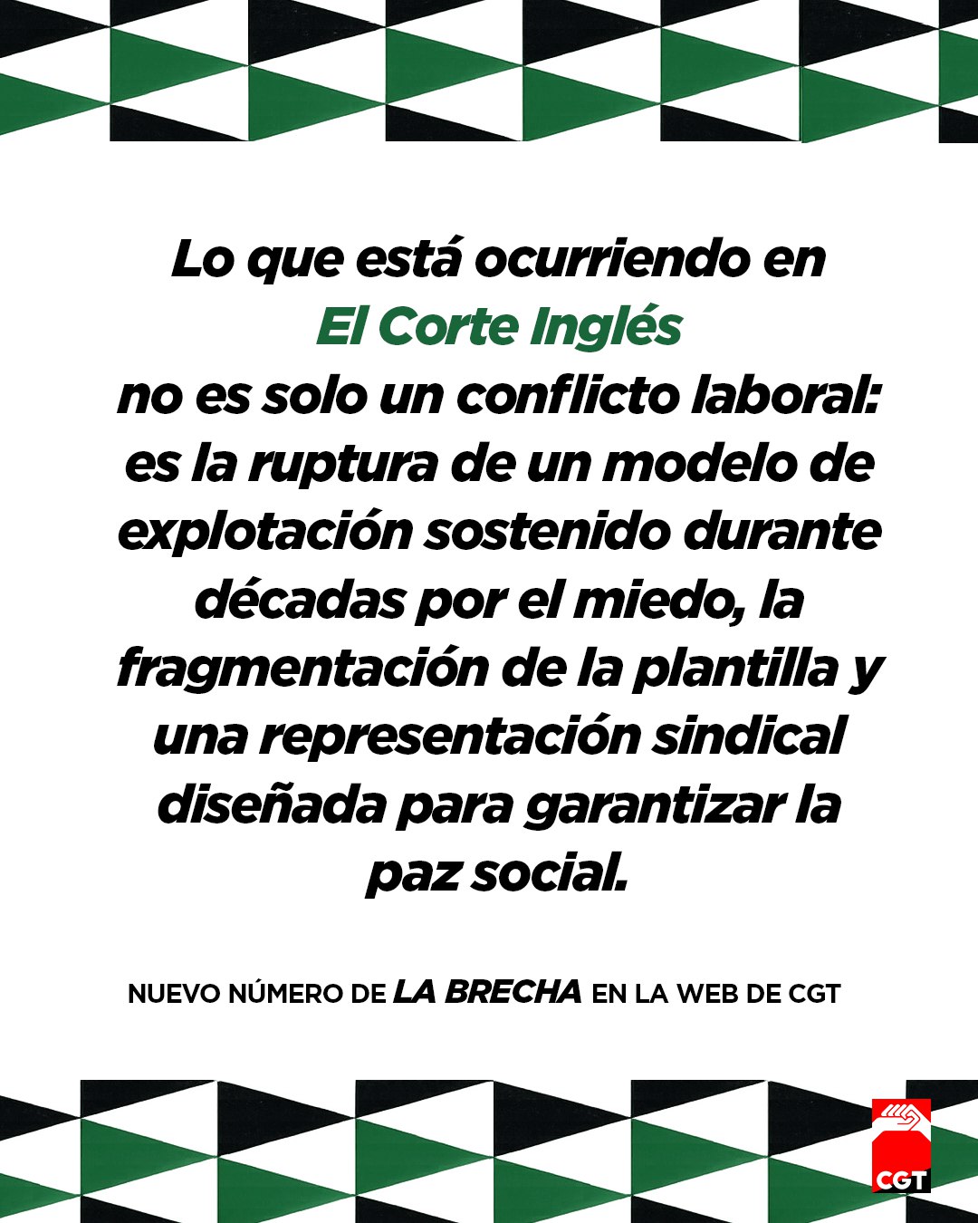 Imagen de La Brecha nº 40 // Ofensiva sindical en El Corte Inglés: Claves y perspectivas de un conflicto en auge