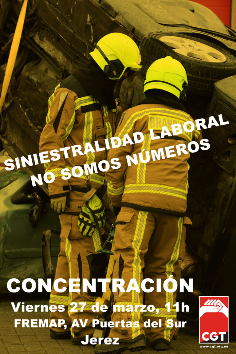 CGT denuncia que la siniestralidad laboral en Andalucía se estanca debido a la falta de medidas efectivas en los centros de trabajo.