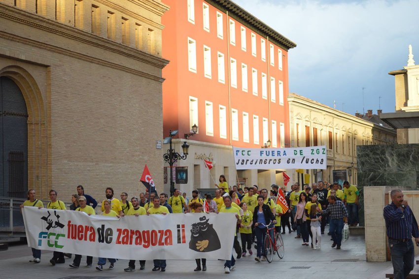 Imagen de Preacuerdo en el SAMA para un nuevo convenio entre el Comité de Empresa y la dirección de FCC Parques y Jardines de Zaragoza.
