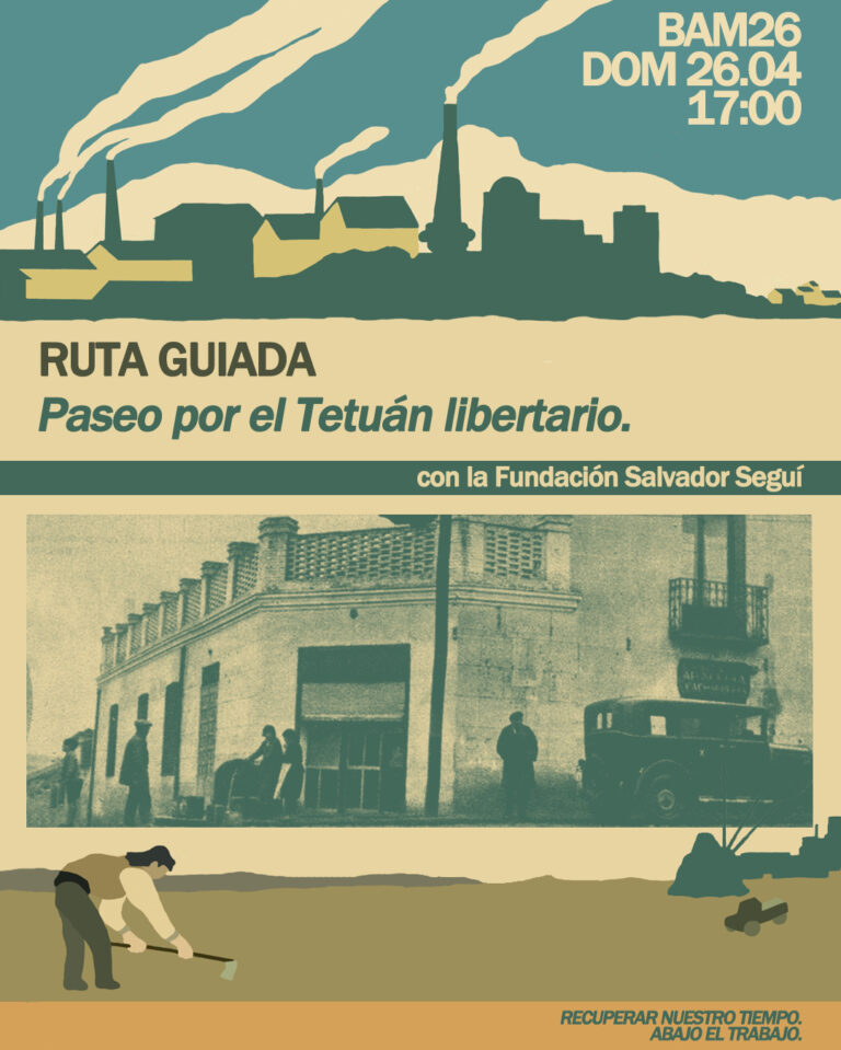 Llega la III Bienal Anarquista de Madrid: Recuperar nuestro tiempo. Abajo el trabajo.
