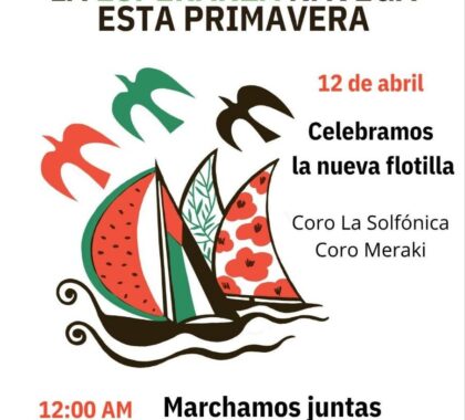 Imagen de La Flotilla de la Libertad zarpará desde Barcelona el próximo 12 de abril.