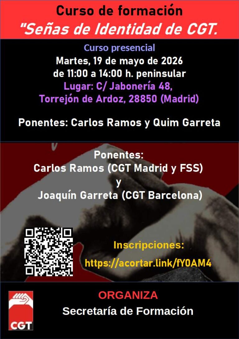 Curso: Señas de identidad de CGT