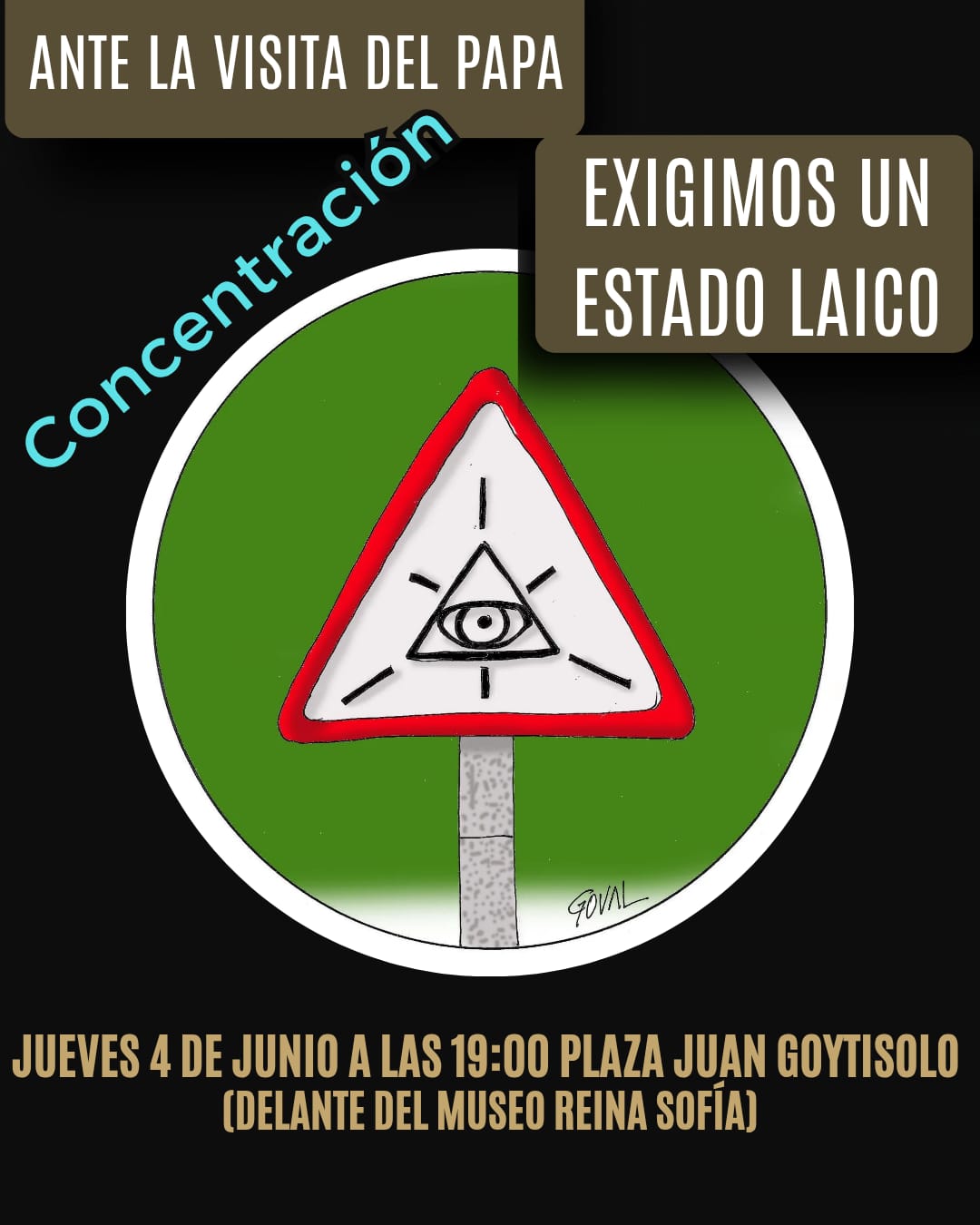 Imagen de Europa Laica convoca una movilización por la visita del Papa León XIV