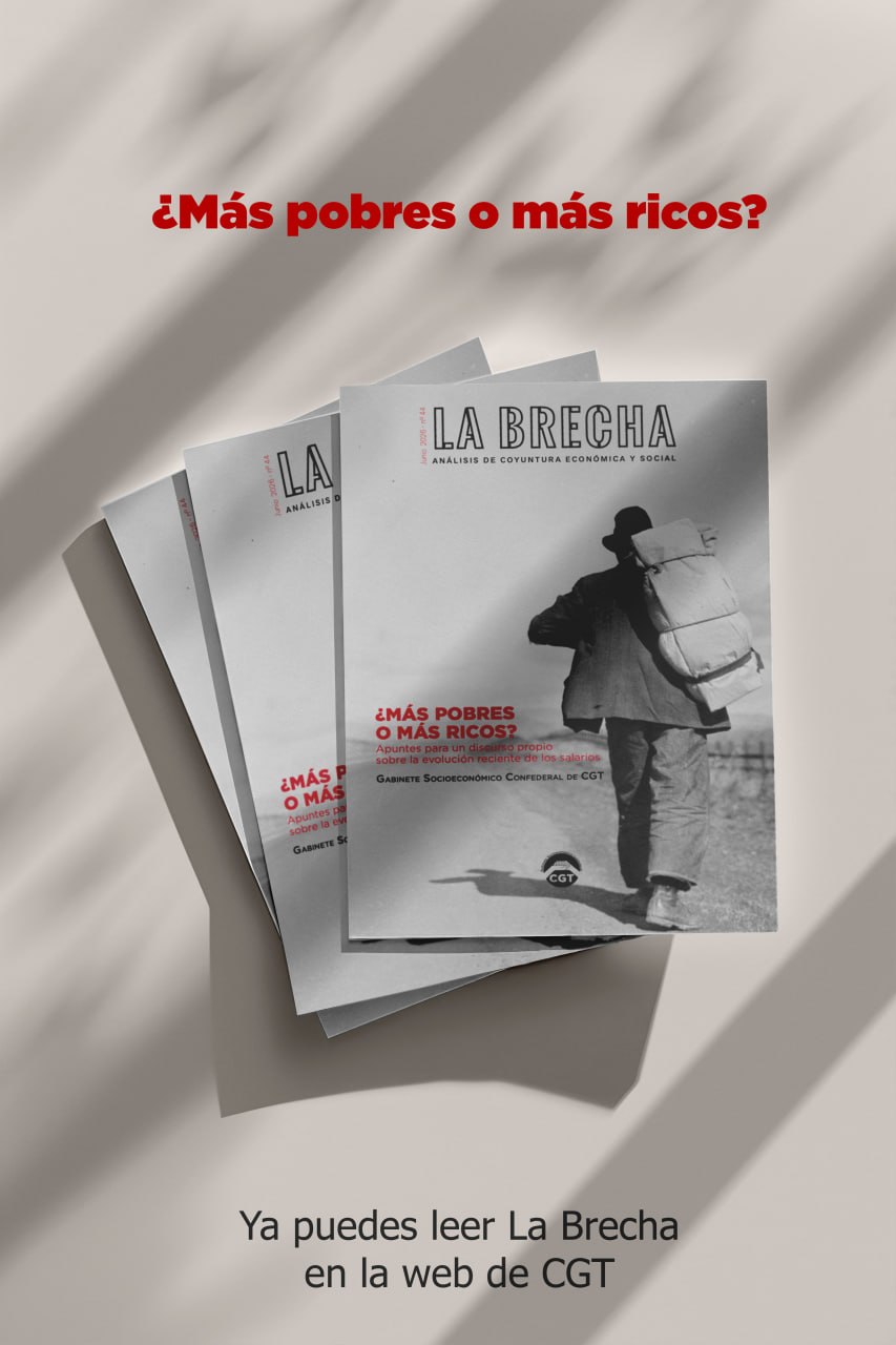 Imagen de La Brecha nº44: “¿MÁS POBRES O MÁS RICOS? Apuntes para un discurso propio sobre la evolución reciente de los salarios”