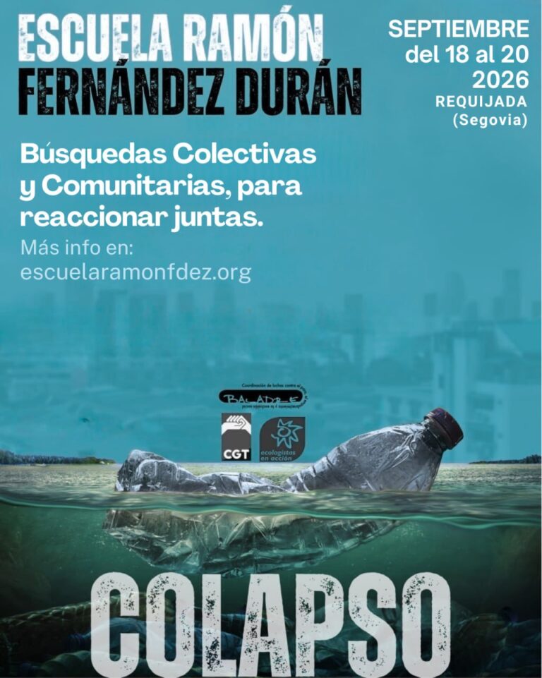 La próxima edición de la escuela Ramón Fernández Durán se celebrará en septiembre, en Requijada (Segovia).