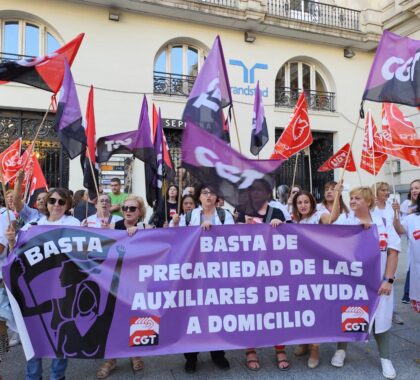 Imagen de Las trabajadoras de Ayuda a Domicilio y de Atención a la Dependencia exigen el fin de la precariedad del sector.